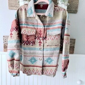 Patterned Multicolor Women's Jacket